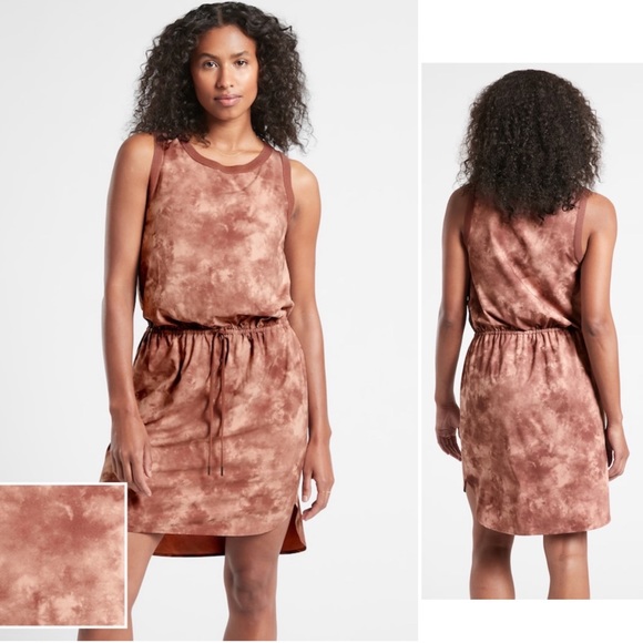 Athleta Dresses Athleta Rincon Tiedye Printed Dress Xsp Poshmark